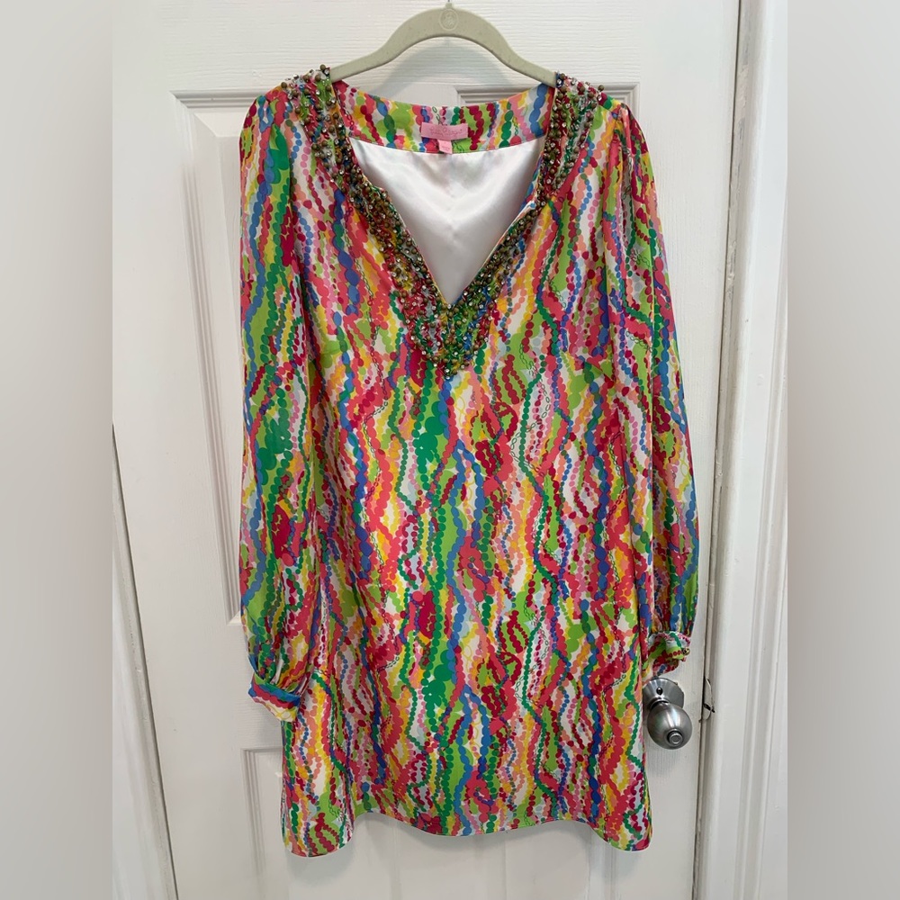 RARE Lilly Pulitzer silk dress (size 6)